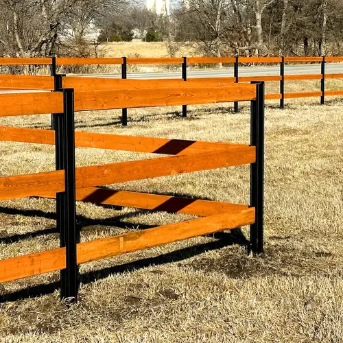 split rail fence