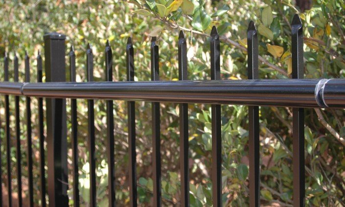 custom iron fence